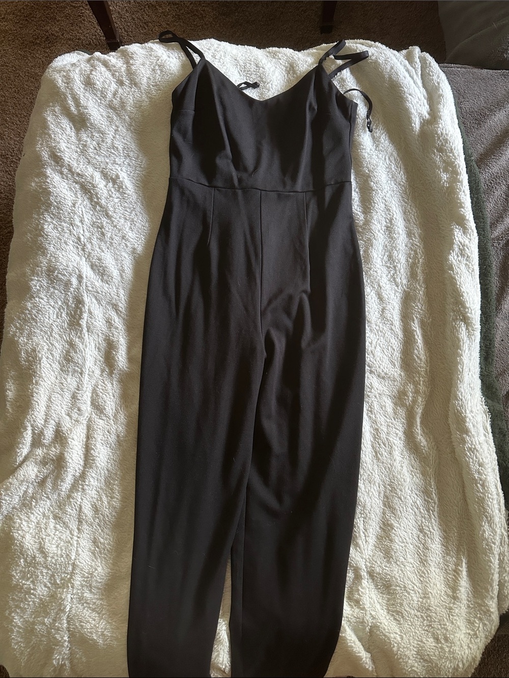 ALI & JAY Black Spaghetti-Strap Jumpsuit